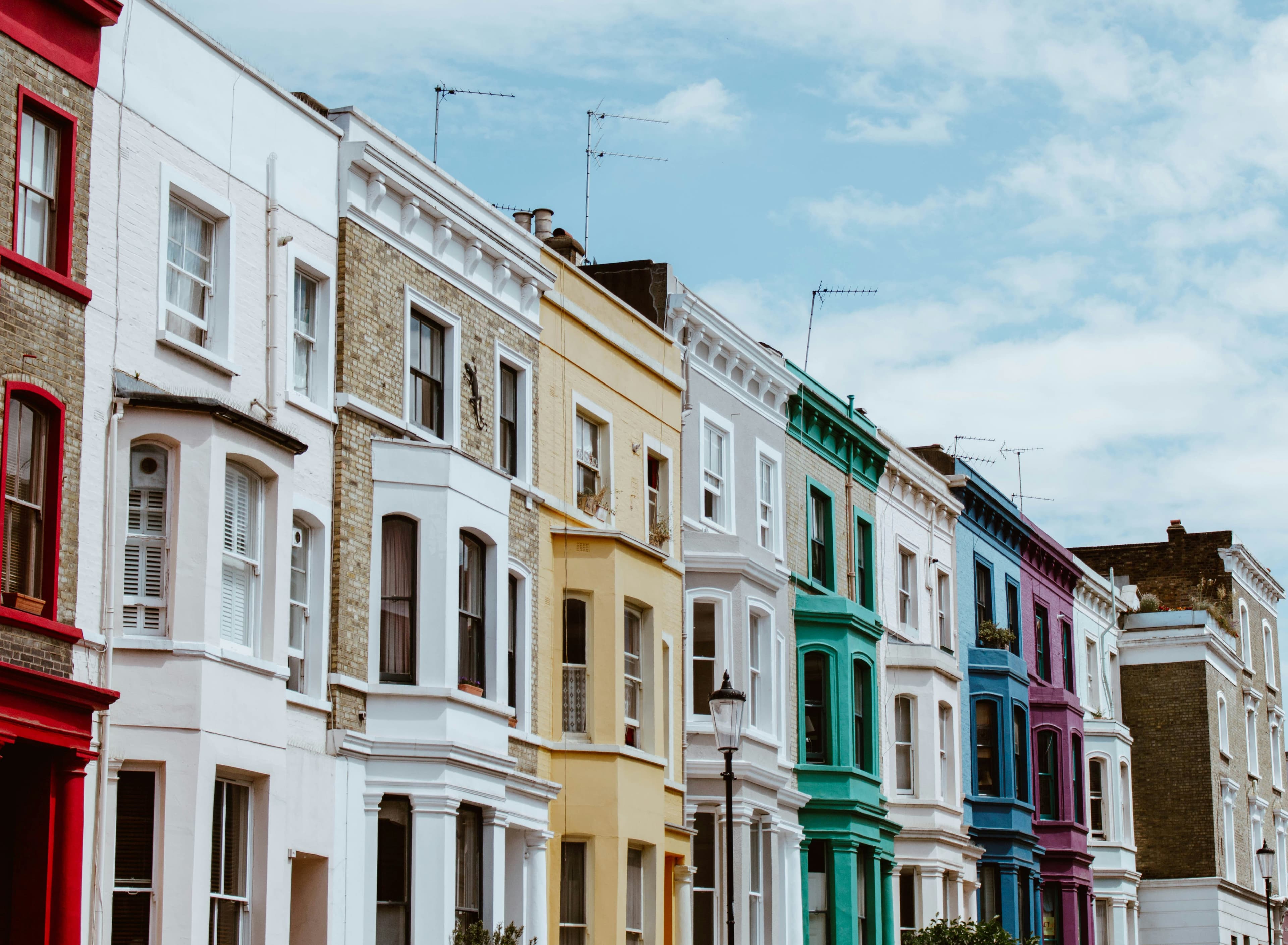 Terraced House Pest Control | Clear Pest Control Row of terraced houses representing pest control by Clear Pest Control in the North of England